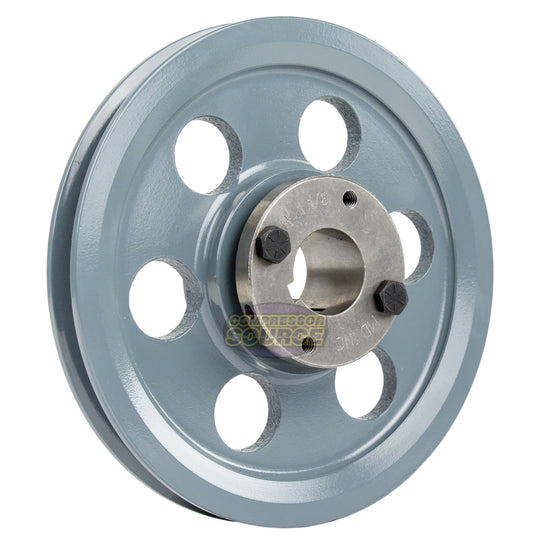 7.75" Single Groove Pulley fits A Section V-Belt 4L with 1-1/8" Sheave Bushing AK79H