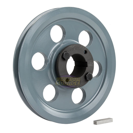 6.75" Single Groove Pulley fits A Section V-Belt 4L with 1-3/8" Sheave Bushing AK69H