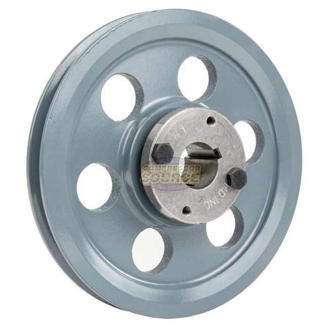 8.25" Single Groove Pulley fits A Section V-Belt 4L with 1" Sheave Bushing AK84H