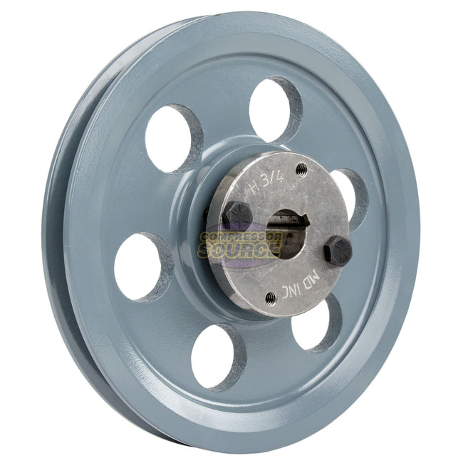 6.75" Single Groove Pulley fits A Section V-Belt 4L with 3/4" Sheave Bushing AK69H