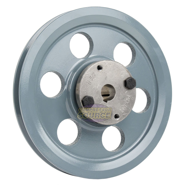 8.25" Single Groove Pulley fits A Section V-Belt 4L with 5/8" Sheave Bushing AK84H