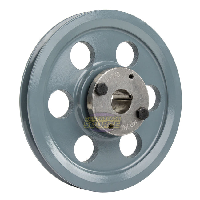 6.75" Single Groove Pulley fits A Section V-Belt 4L with 7/8" Sheave Bushing AK69H