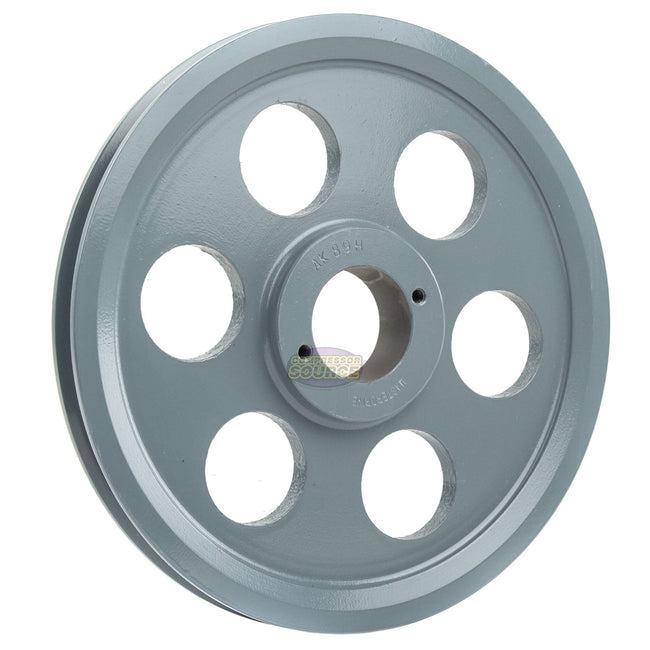 8.25" Single Groove Pulley fits A Section V-Belt 4L with 1" Sheave Bushing AK89H