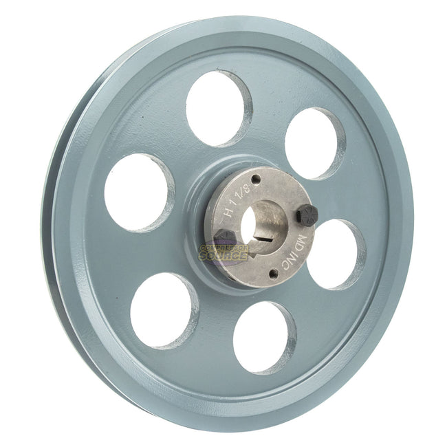 8.25" Single Groove Pulley fits A Section V-Belt 4L with 1-1/8" Sheave Bushing AK89H