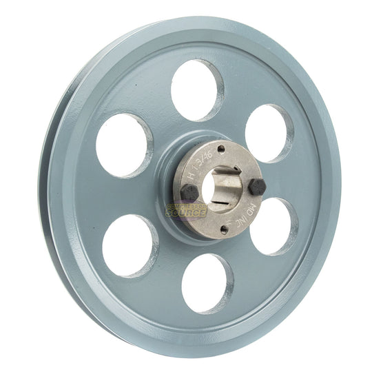 8.75" Single Groove Pulley fits A Section V-Belt 4L with 1-3/16" Sheave Bushing AK89H