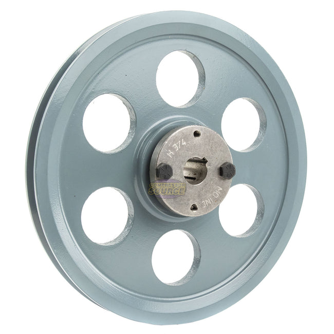 8.75" Single Groove Pulley fits A Section V-Belt 4L with 3/4" Sheave Bushing AK89H