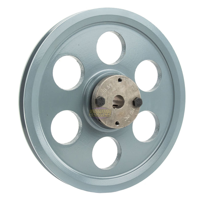 8.75" Single Groove Pulley fits A Section V-Belt 4L with 5/8" Sheave Bushing AK89H
