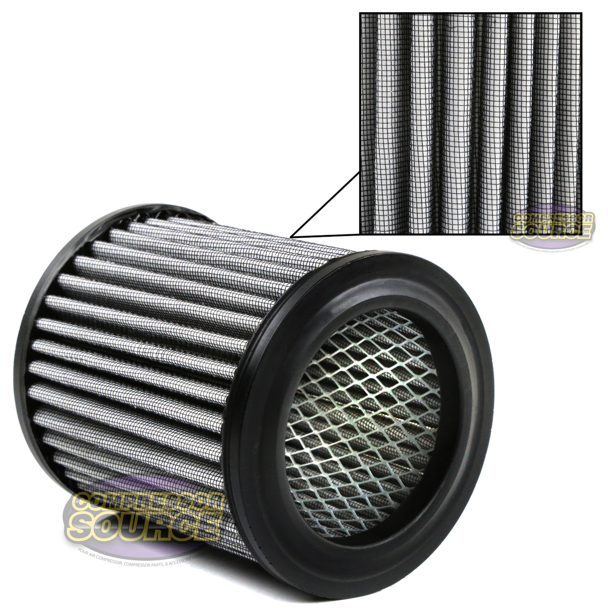 Compressor Pre Intake Filter AP429 Air Compressor Polyester Intake Filter Element With Pre Filter 1 ...