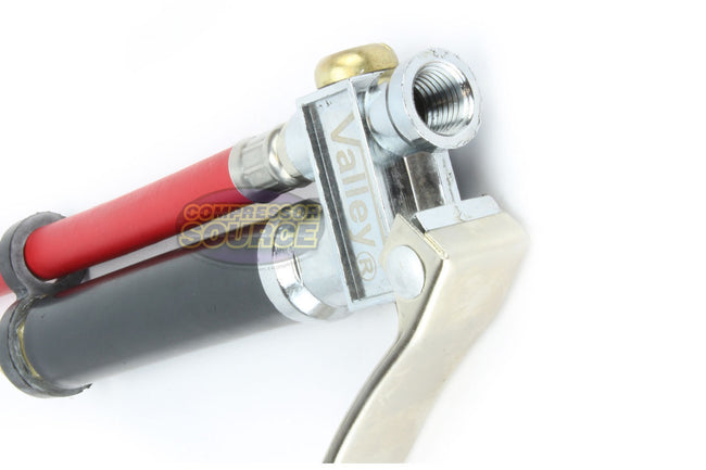 Dual Foot Tire Chuck Air Inflator with 12" Hose 120 PSI Truck Car Semi Inflation ATAHCWG-T