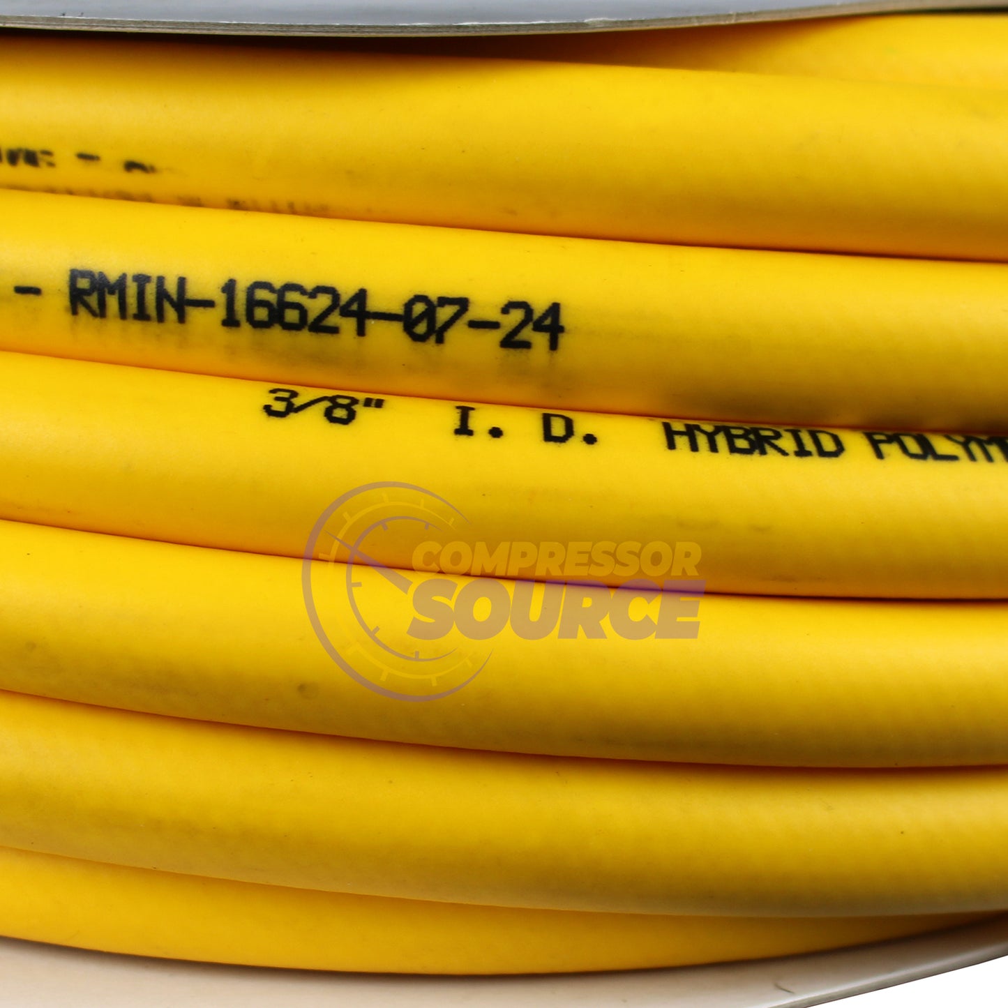 Avagard Hybrid Air Hose Assembly 3/8" X 50' 3/8" Male-NPT 300 PSI Rubber and PVC Polymer AVGHY3850