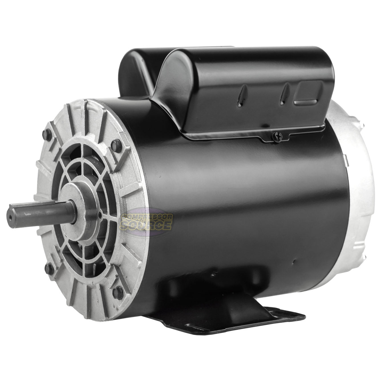 Century 3 SPL HP Single Phase Electric Compressor Motor Rigid Base 115-230V 3450 RPM