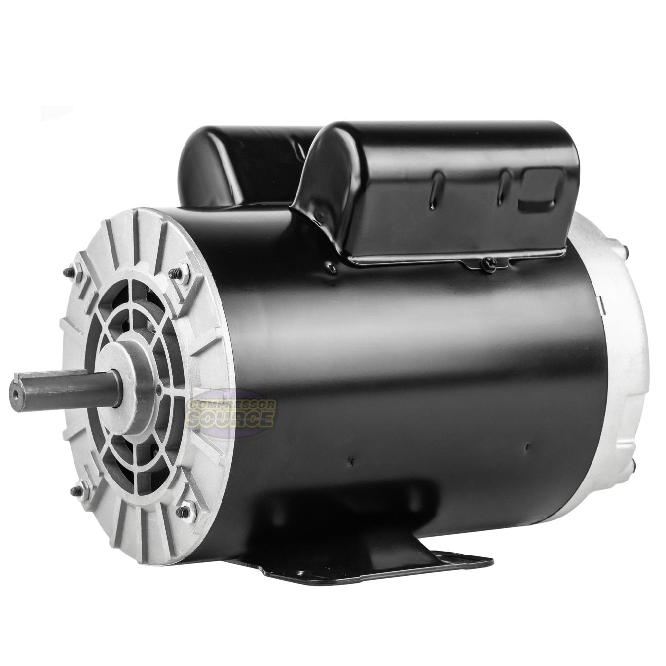 Century 5 HP SPL Single Phase Electric Compressor Motor Rigid Base 230V 3450 RPM