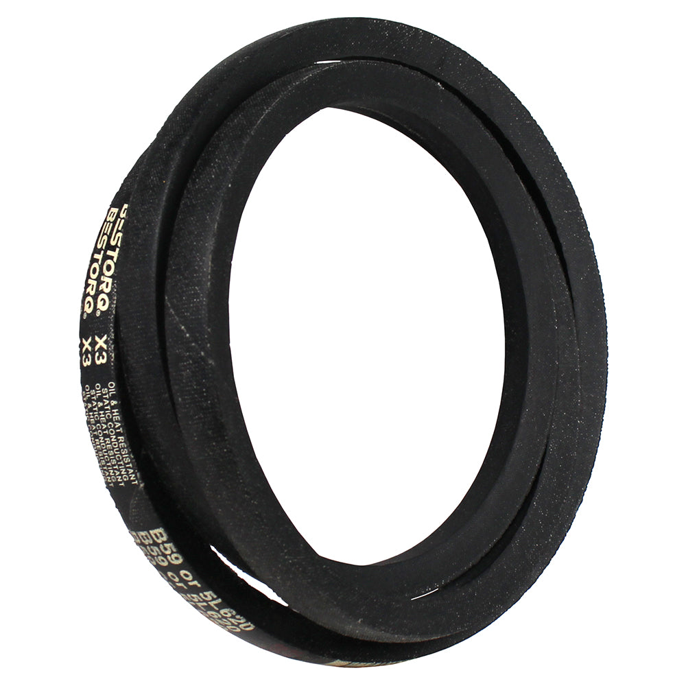 Bestorq B59 or 5L620 V-Belt Replacement Industrial & Lawn Mower 62"L x 0.66"W