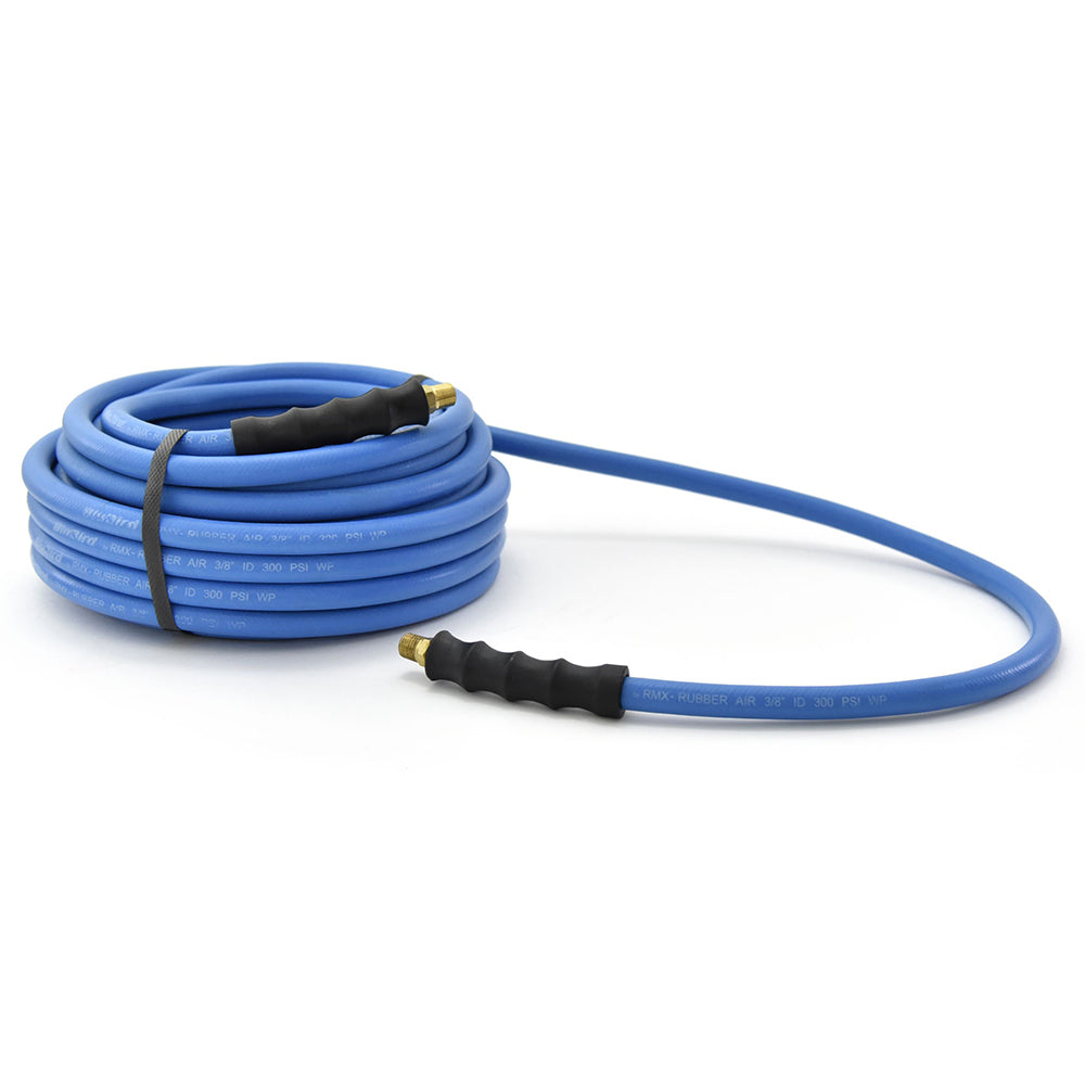 BluBird 3/8" x 50ft Air Hose 300 PSI Rubber Kink Resistant Flexible BB3850