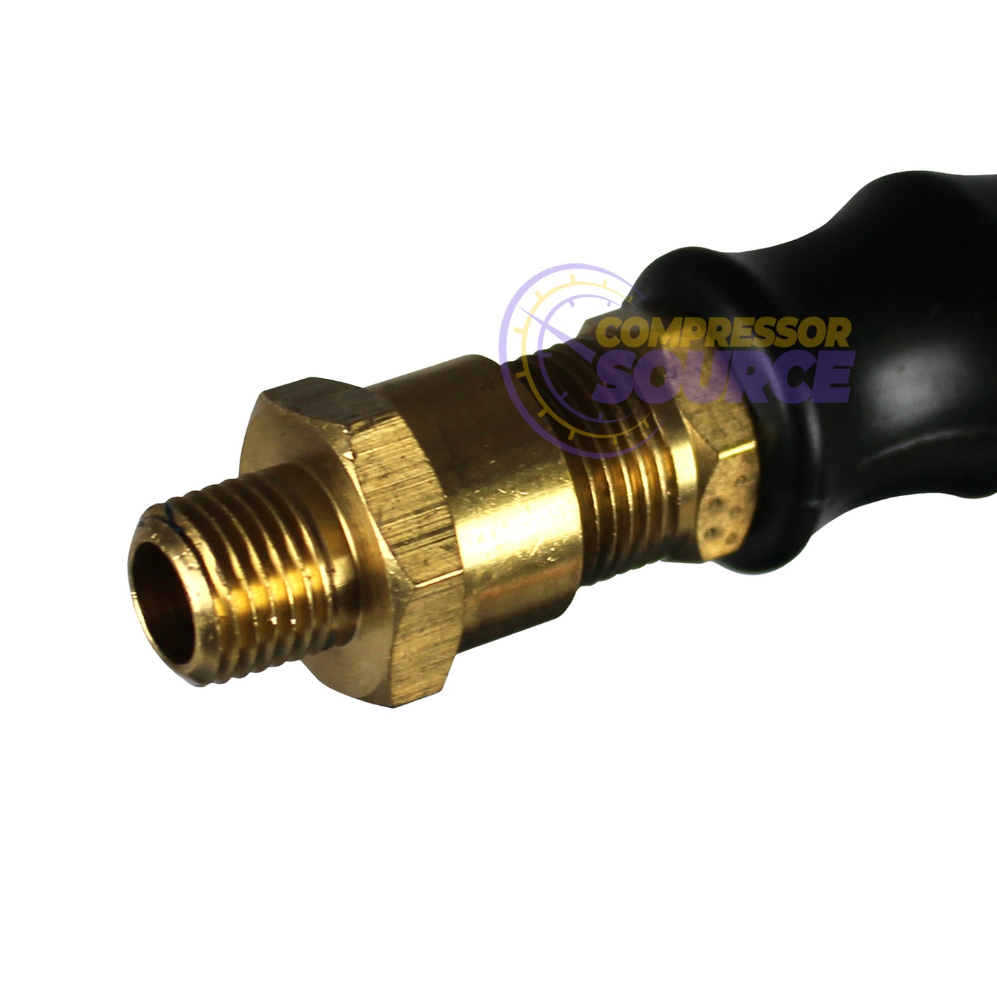 BluBird Rubber 3/8" X 50' Air Hose Single Arm 20 Gauge w/ 3' Jumper Hose 300 PSI BBR3850
