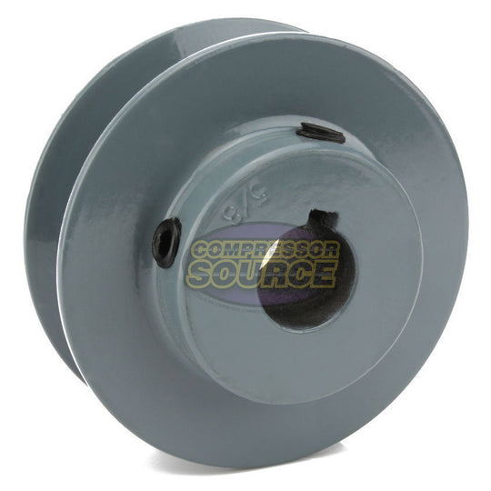 2.5" Single Groove Pulley B Belt Section 5L fits 5/8" Keyed Shaft BK25
