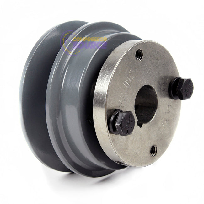3.15" Single Groove Pulley fits B Section V-Belt 5L with 3/4" Sheave Bushing BK30H