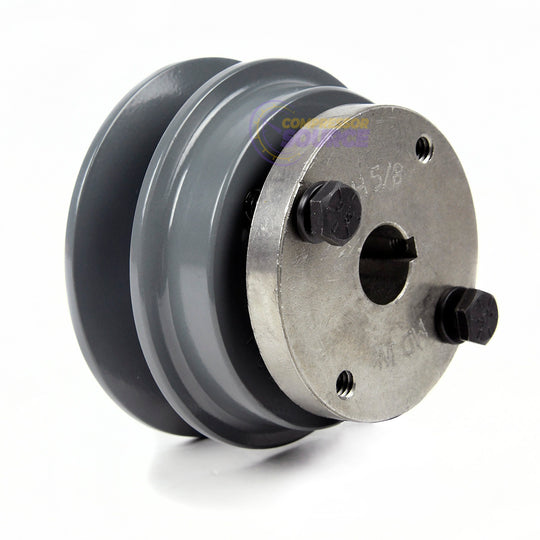 3.15" Single Groove Pulley fits B Section V-Belt 5L with 5/8" Sheave Bushing BK30H