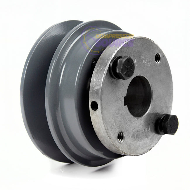 3.15" Single Groove Pulley fits B Section V-Belt 5L with 7/8" Sheave Bushing BK30H