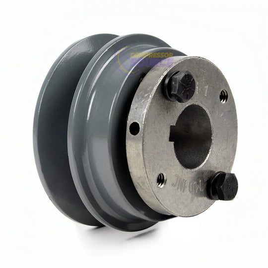 3.15" Single Groove Pulley fits B Section V-Belt 5L with 1" Sheave Bushing BK30H
