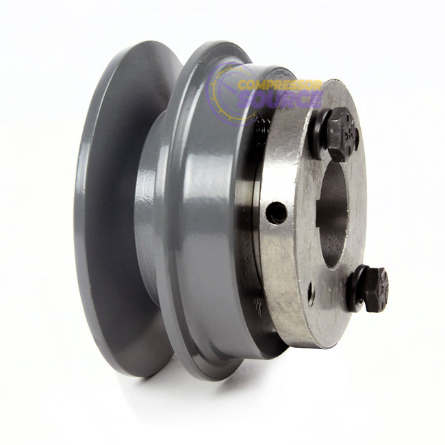 3.15" Single Groove Pulley fits B Section V-Belt 5L with 1" Sheave Bushing BK30H
