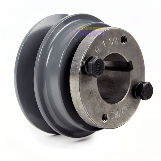 3.15" Single Groove Pulley fits B Section V-Belt 5L with 1-1/4" Sheave Bushing BK30H