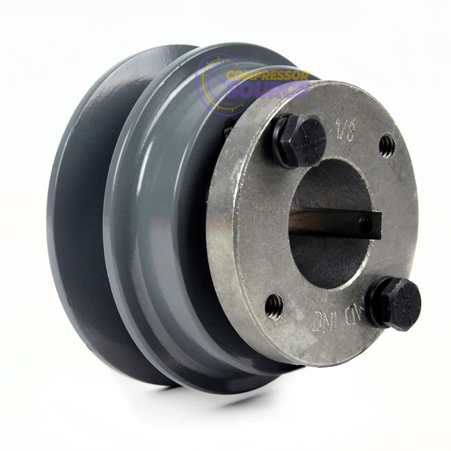 3.15" Single Groove Pulley fits B Section V-Belt 5L with 1-1/8" Sheave Bushing BK30H