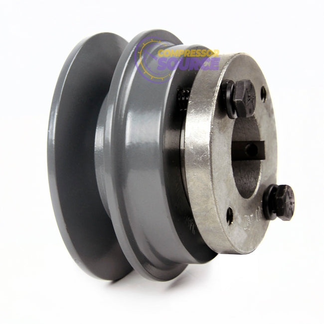 3.15" Single Groove Pulley fits B Section V-Belt 5L with 1-1/8" Sheave Bushing BK30H