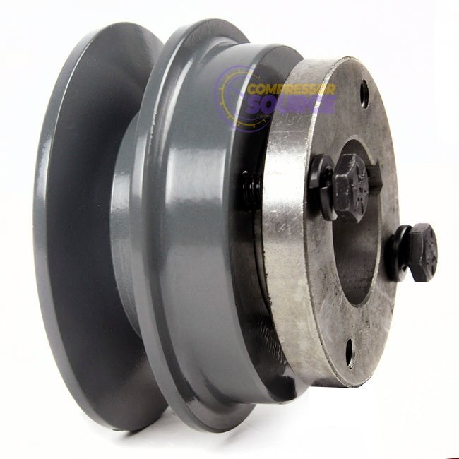 3.15" Single Groove Pulley fits B Section V-Belt 5L with 1-3/8" Sheave Bushing BK30H