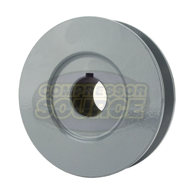 3.5" Single Groove Pulley fits B Section V-Belt 5L fits 7/8" Shaft BK34