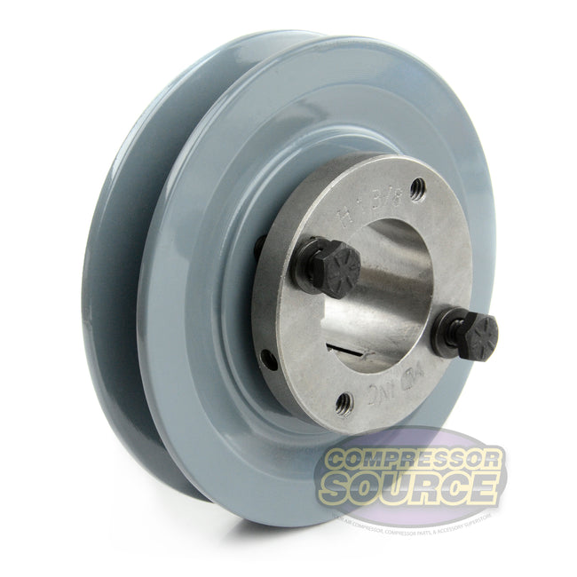 4.5" Single Groove Pulley fits B Section V-Belt 5L with 1-3/8" Sheave Bushing BK47H