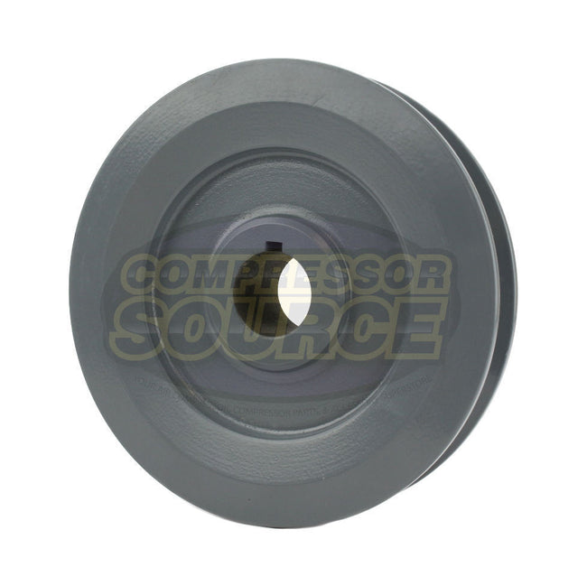 4.75" Single Groove Pulley fits B Section V-Belt 5L fits 7/8" Keyed Shaft BK50