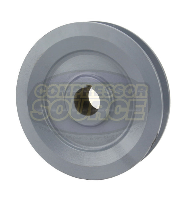 5" Single Groove Pulley fits B Section V-Belt 5L fits 7/8" Keyed Shaft BK52