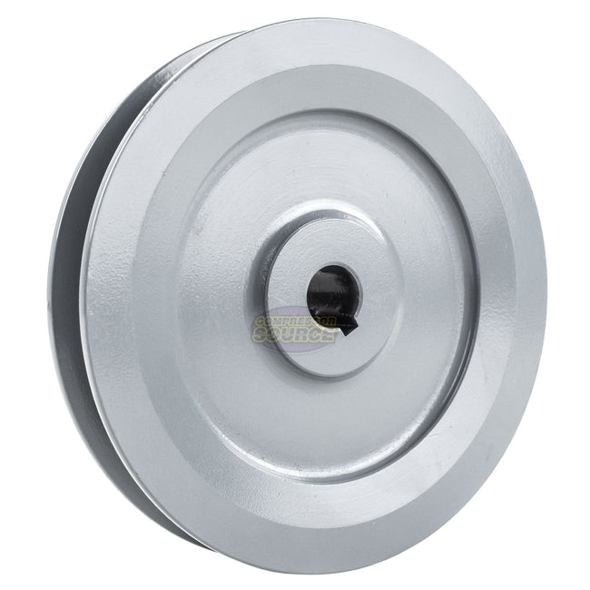 5.5" Single Groove Pulley fits B Section V-Belt 5L fits 5/8" Keyed Shaft BK57