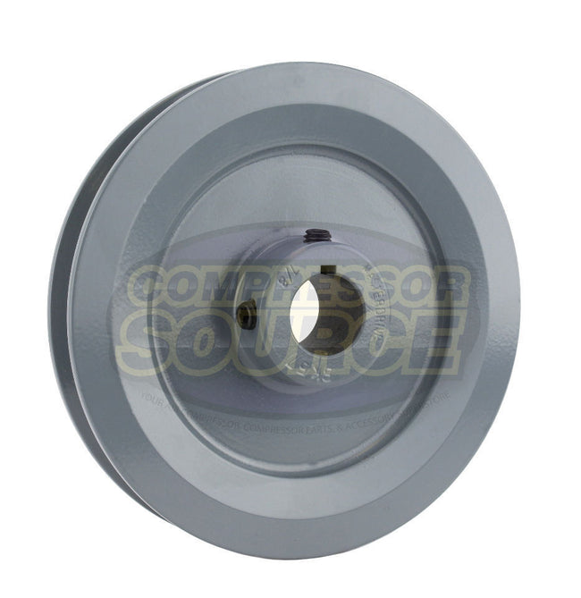 5.5" Single Groove Pulley fits B Section V-Belt 5L fits 7/8" Keyed Shaft BK57