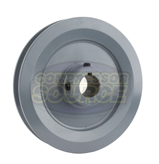5.5" Single Groove Pulley fits B Section V-Belt 5L fits 7/8" Keyed Shaft BK57
