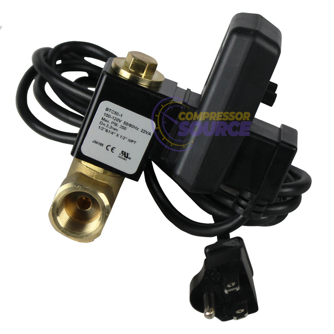 Automatic Electronic Air Compressed Tank Moisture Water Time Drain Valve BelAir