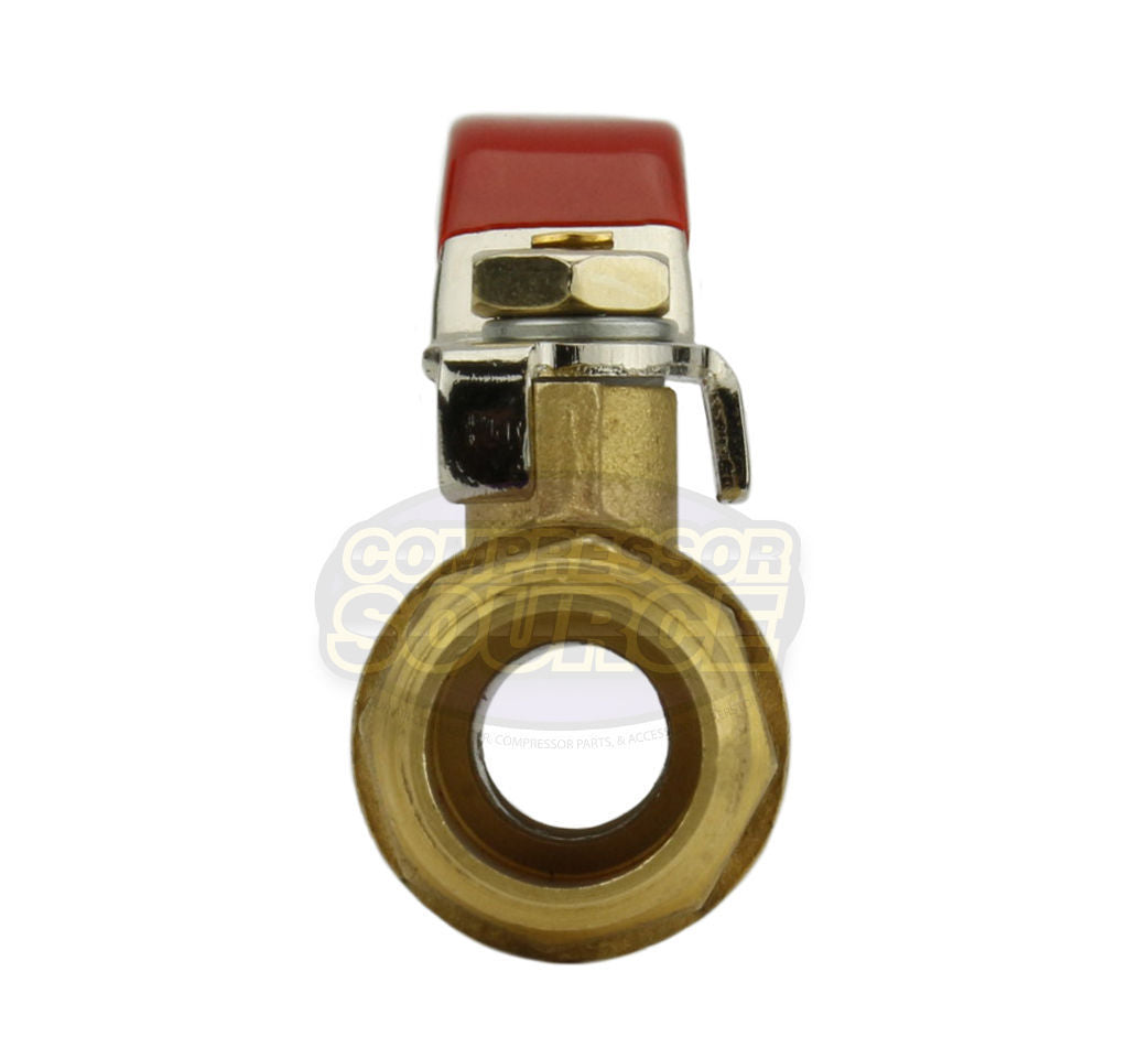 1/2" Male Female NPT Brass Ball Valve Water Moisture Air Tank Drain Shut Off New