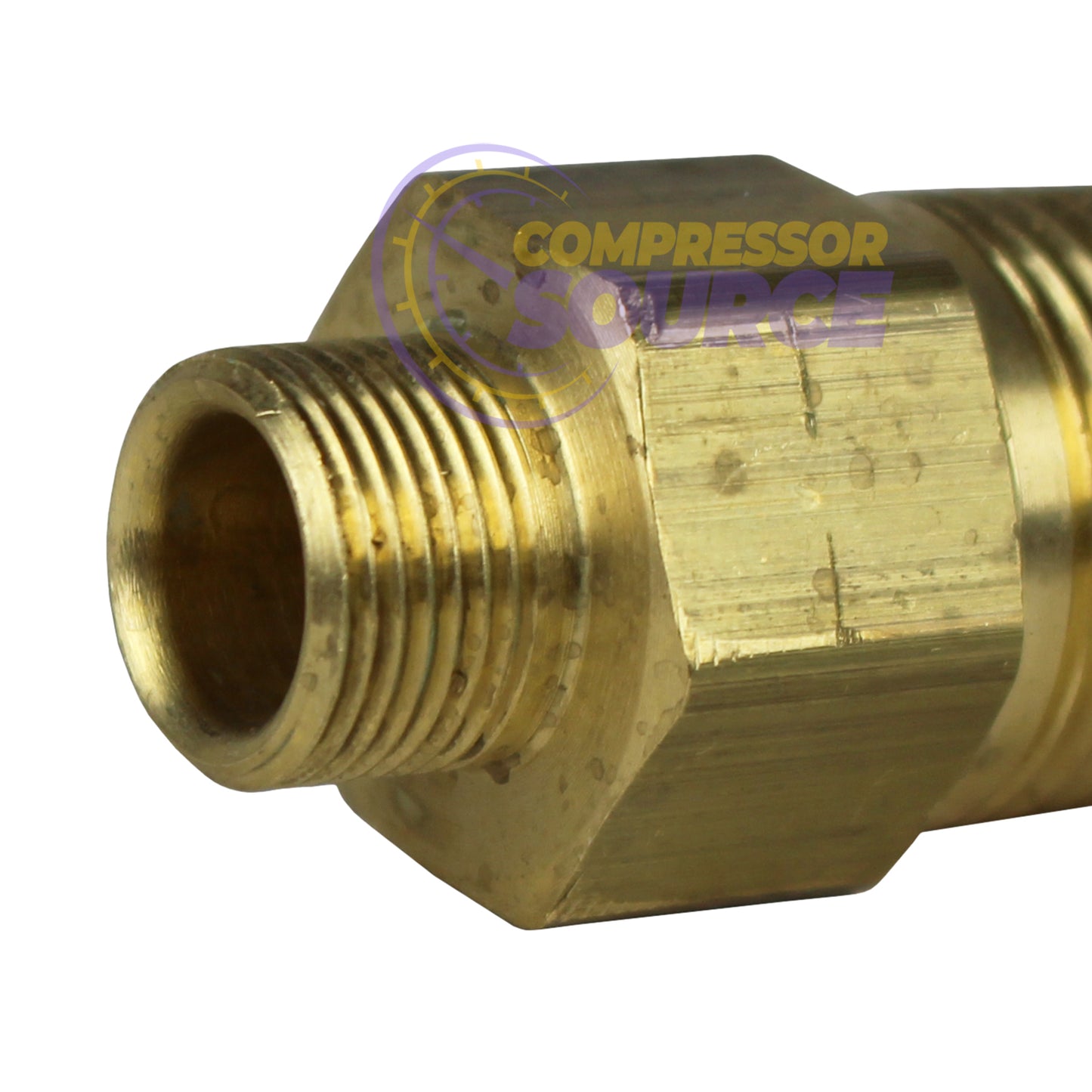 In Tank Brass Check Valve 1/2" Male x 3/8" Compression