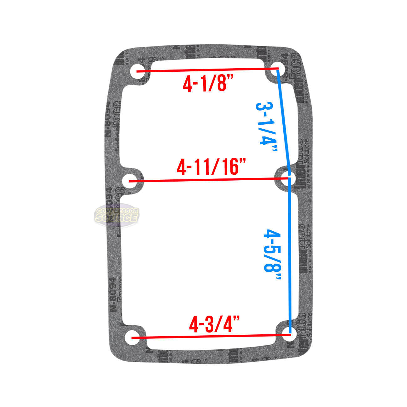 Campbell Hausfeld Cylinder Base Gasket Replacement XA62 XA006200AV CB-62-CAH