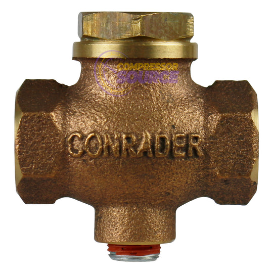 1/8" Solid Cast Brass In Line Horizontal In Line Check Valve for Air Compressor