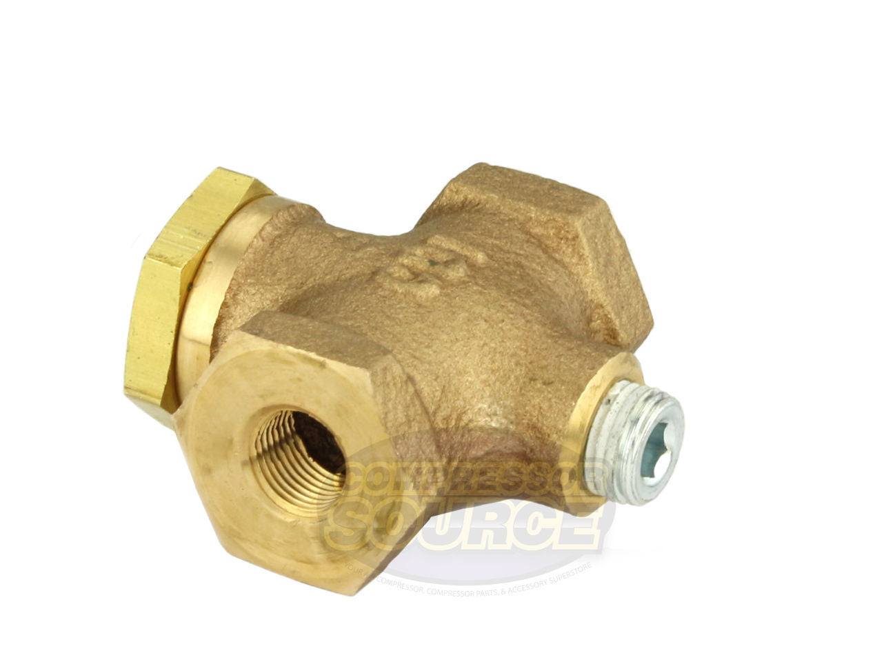 1/8" Female Solid Brass Air Compressor In Line Check Valve