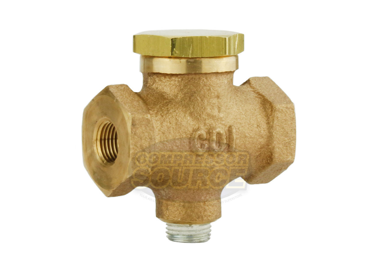 1/8" Female Solid Brass Air Compressor In Line Check Valve