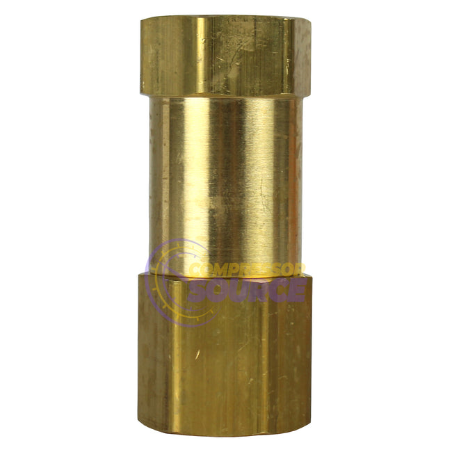 In-Line Brass Check Valve 3/4" Female NPT x 3/4" Female NPT