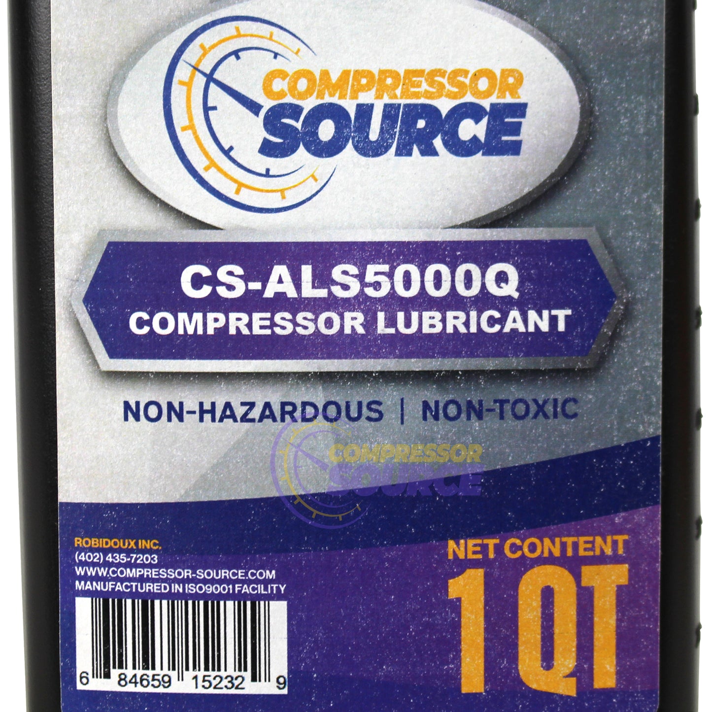 Replacement for Ingersoll Rand All Season Select Synthetic Compressor Oil Quart CS-ALS5000Q