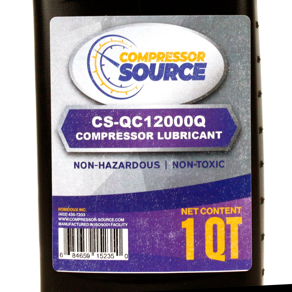 Replacement for Quincy Quin-Cip 100 Compressor Oil Quart ISO 100