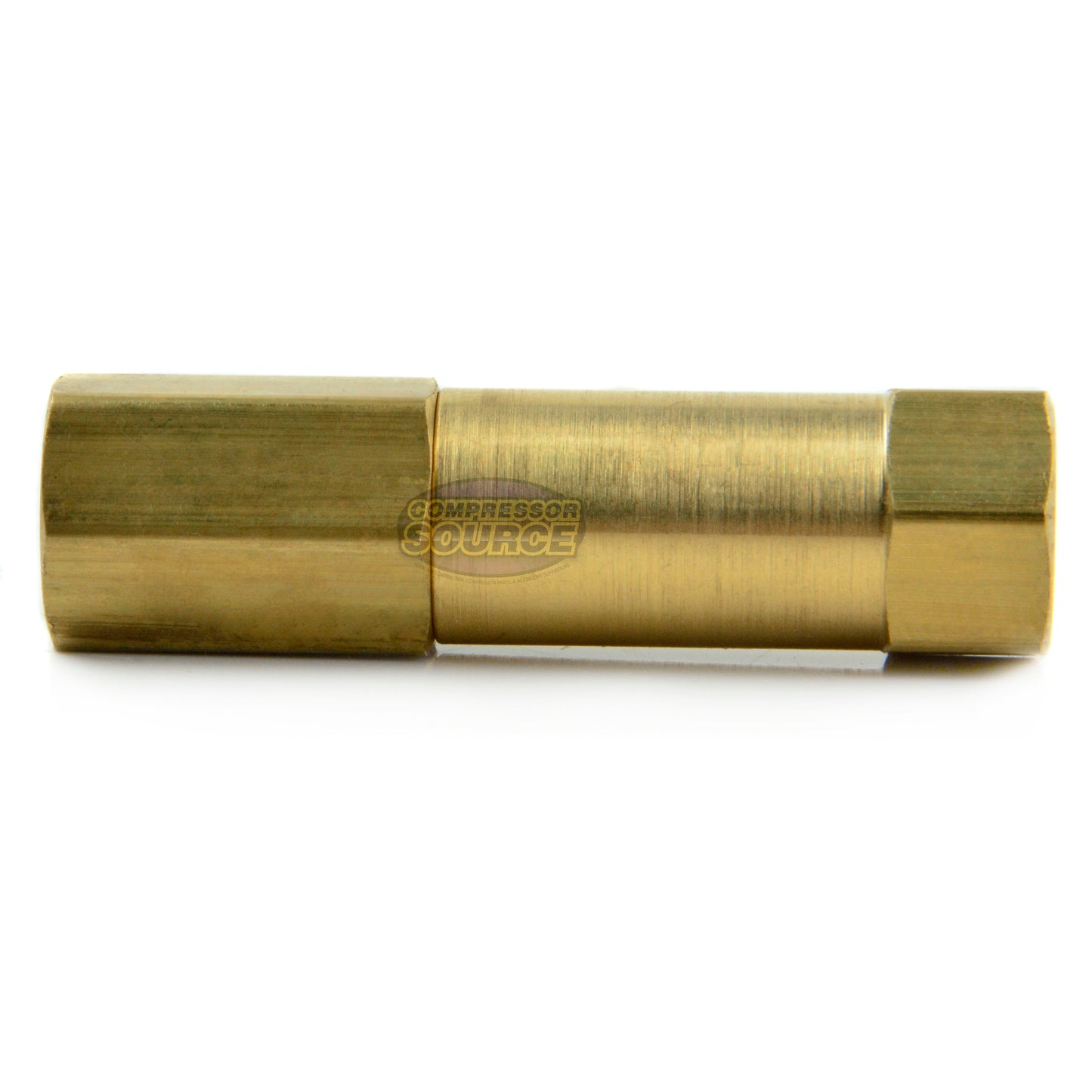 In-Line Brass Check Valve 1/4" Female NPT x 1/4" Female NPT