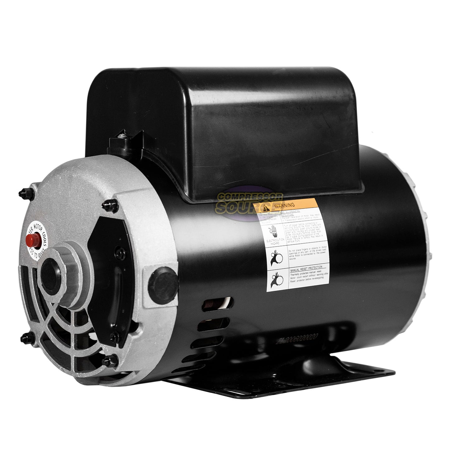 5 HP 1 Phase Electric Motor 56HZ Frame 3450 RPM 230V ODP EMZ 56S34D5MC