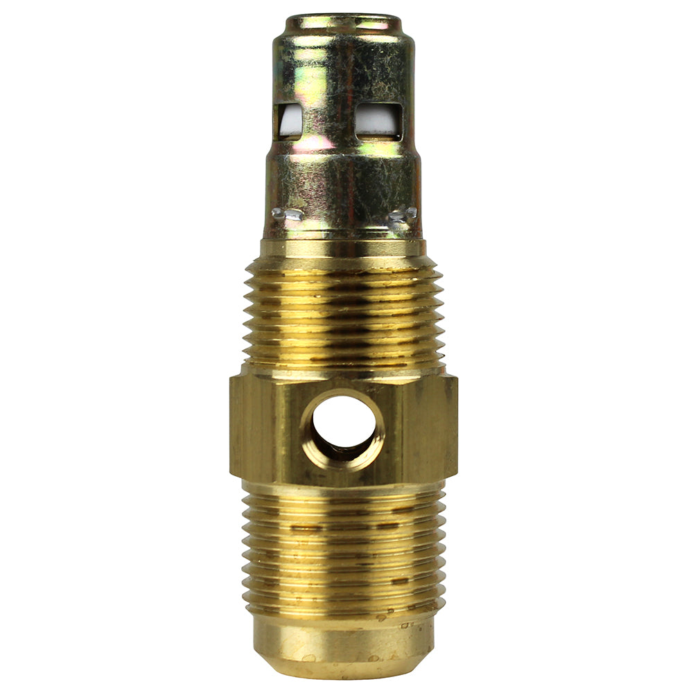 In Tank Brass Check Valve 3/4" Male NPT x 3/4" Flare with Extra Side Port