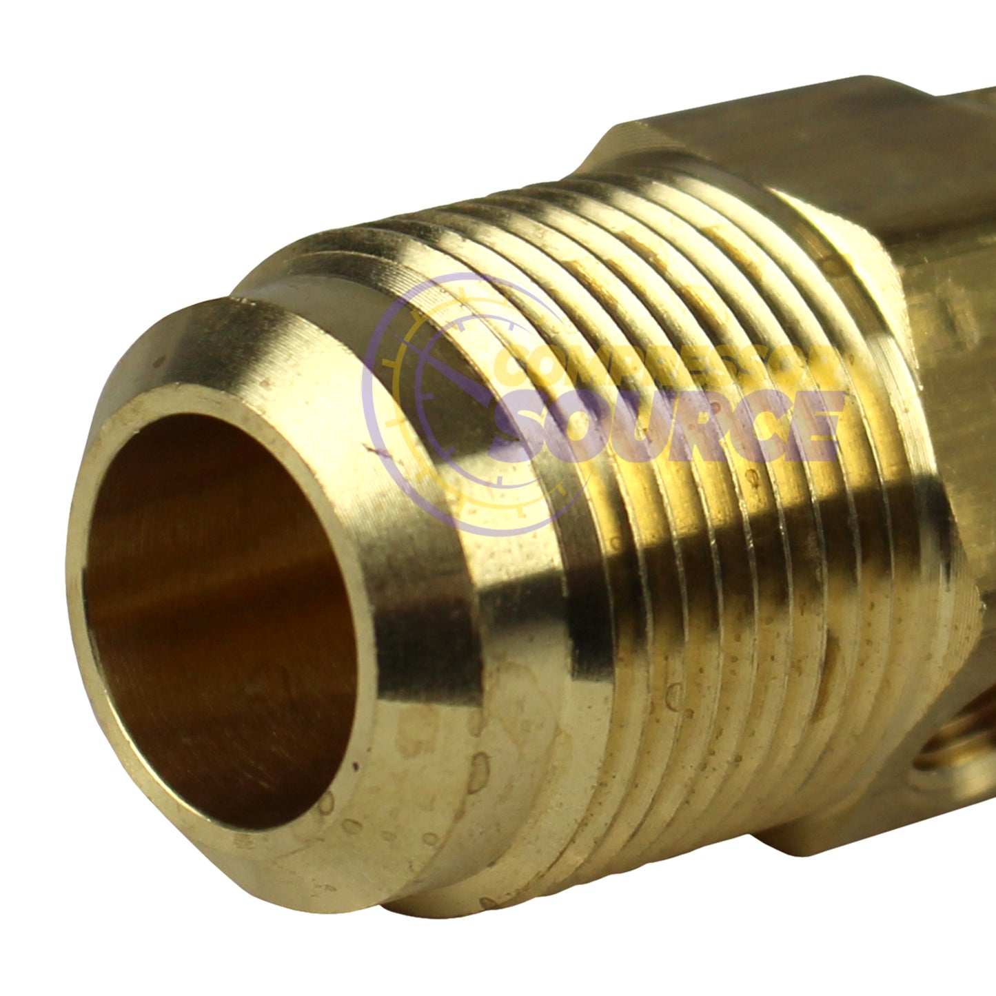 In Tank Brass Check Valve 3/4" Male NPT x 3/4" Flare with Extra Side Port